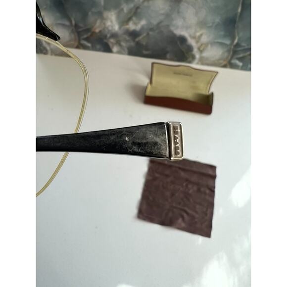 OLIVER PEOPLES Eyeglass 51[]18-143 Advocate MBK Titanium 100 Frames JAPAN Vtg - Picture 11 of 12